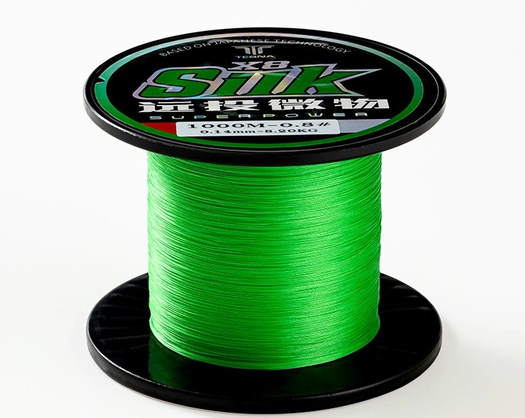 Fishing Line PE 4 8 Abrasion Resistant Fade Resistant Cast Longer Thinner & Smooth Braided Wbb14571