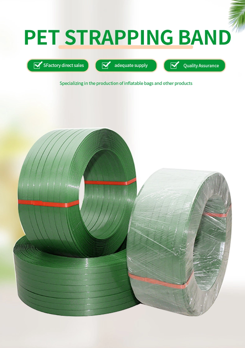 High Strength Tenacity Polyester Packing Band Pet Plastic Strapping for Sale